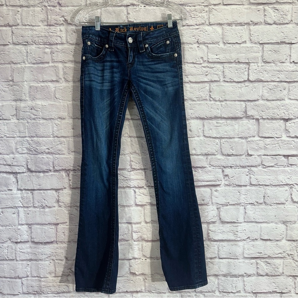Rock revival heater boot jeans women’s - Picture 3 of 14